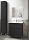 Style Line Мебель для ванной Бергамо Мини 60 черная Люкс антискрейтч Plus – фотография-36